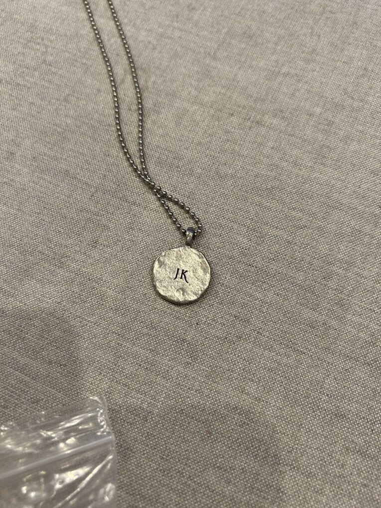 Jewel Kade Golf Ball Pendant Silver & Gold