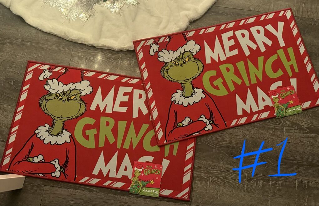 The Grinch Christmas Rug/mat