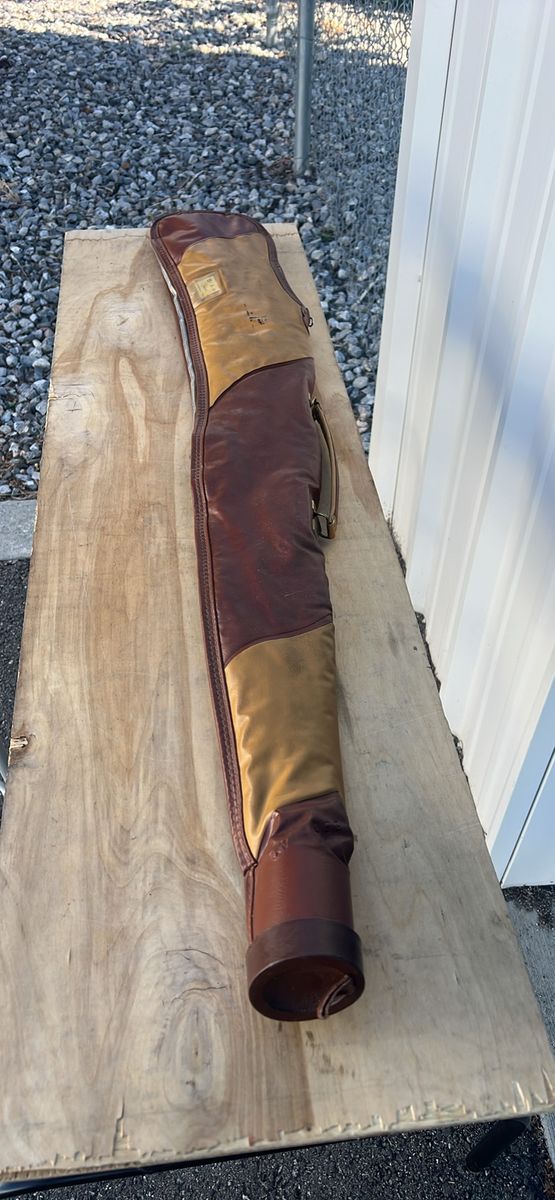 Vintage Faux Leather Rifle Soft Gun Case