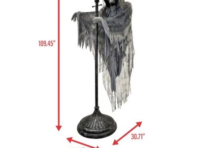 NEW 9’ Animated Gaslight Ghoul Halloween Animatronic - Sold Out