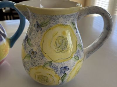 Ceramic Pitchers and Cups Pottery Decor