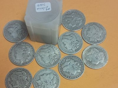 20 Morgan Silver Dollars