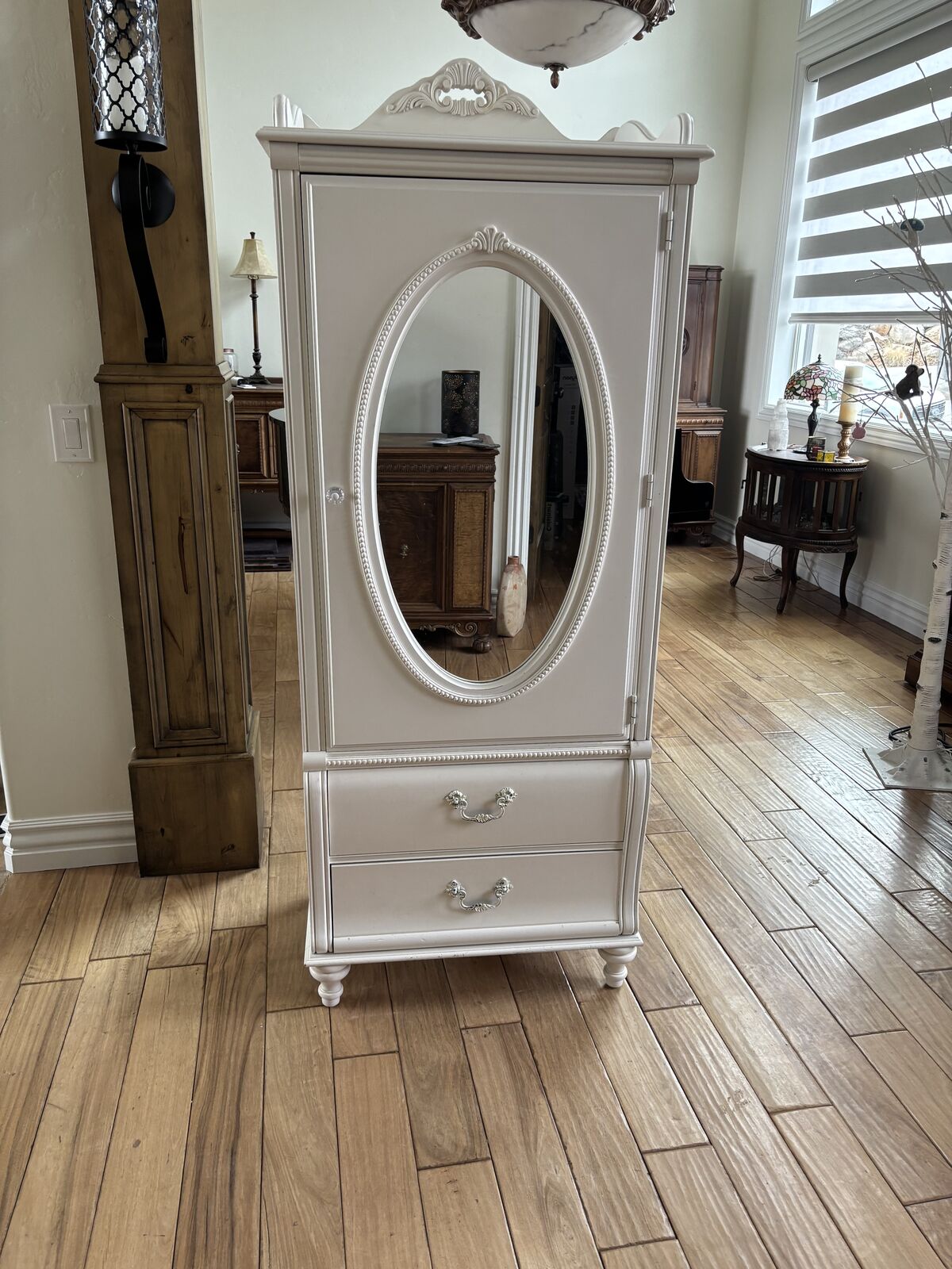 White armoire