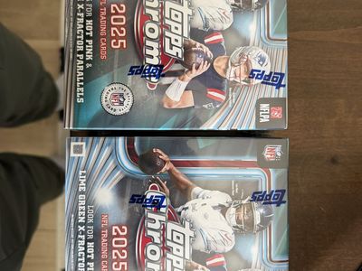 2025 Topps Chrome NFL Mega Boxes