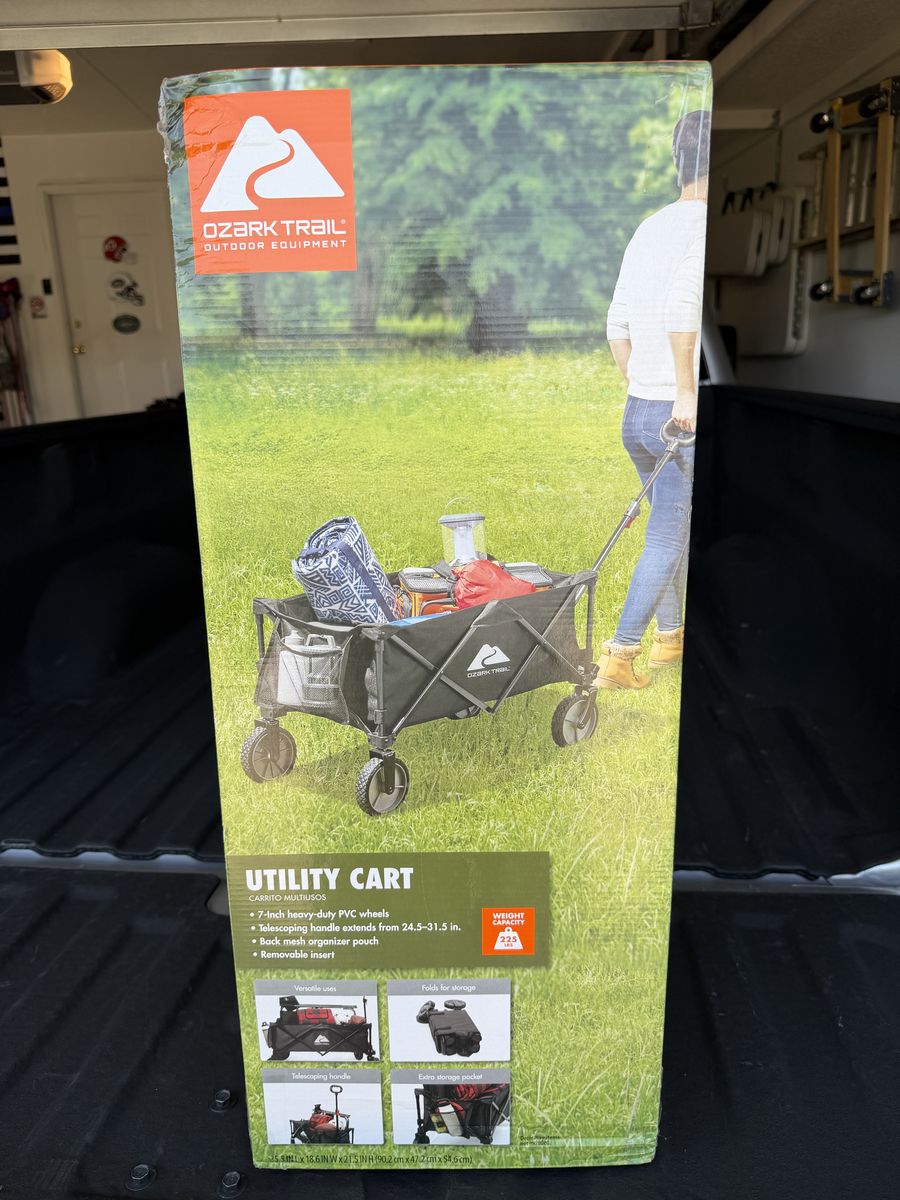 New  Ozark Trail Utility Cart