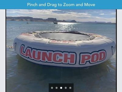 Launch pad trampoline