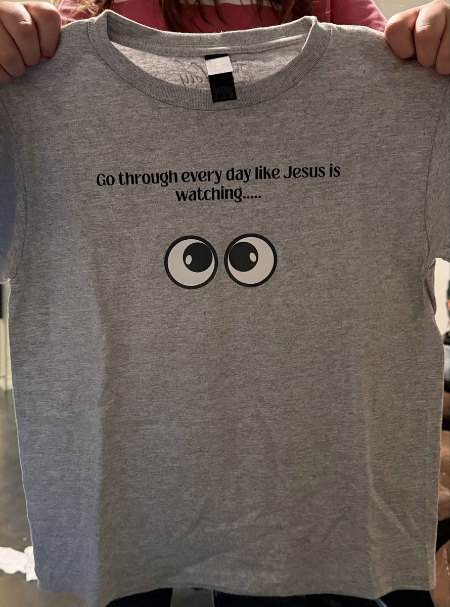 Kids Christian Custom Graphic Tee - Youth Small