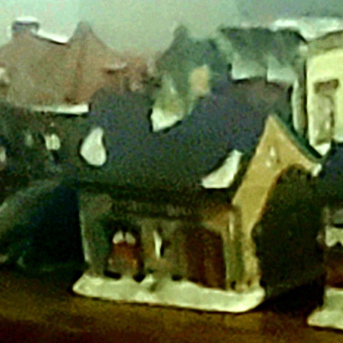 Christmas village buildings