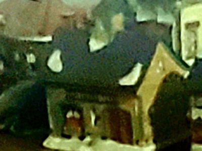 Christmas village buildings