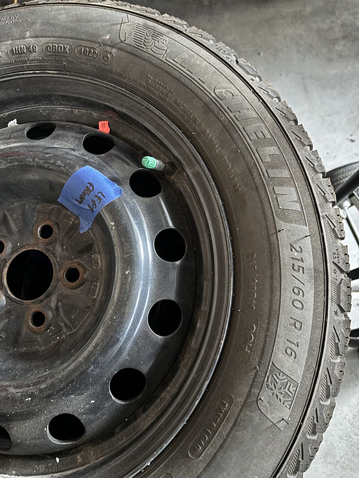 Michelin Snow Tires w/ Rims