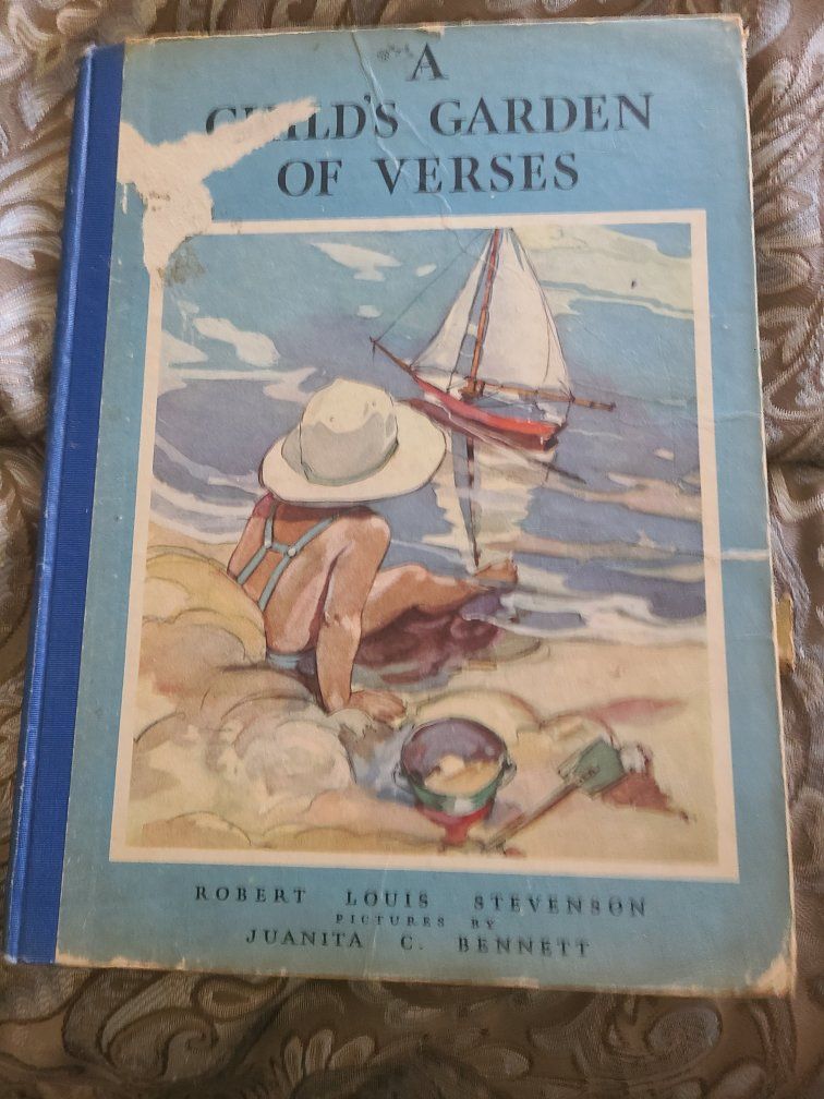 A Child's Garden of Verses by Robert Louis Stevenson Vintage Book