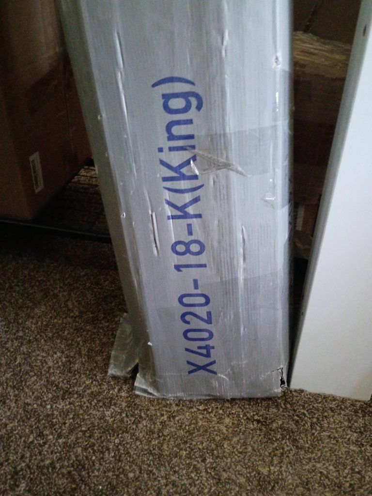 18" King Size Metal Bed Frame (Model X4020-18-K) - Boxed