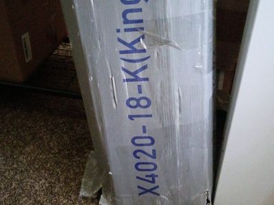 18" King Size Metal Bed Frame (Model X4020-18-K) - Boxed