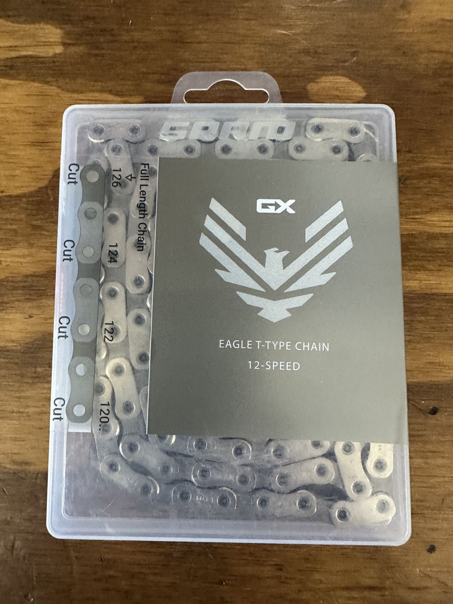 NEW SRAM GX Eagle T-Type Chain - 12-Speed, 126 Links (Brand New, Factory Sealed)