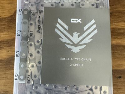 NEW SRAM GX Eagle T-Type Chain - 12-Speed, 126 Links (Brand New, Factory Sealed)
