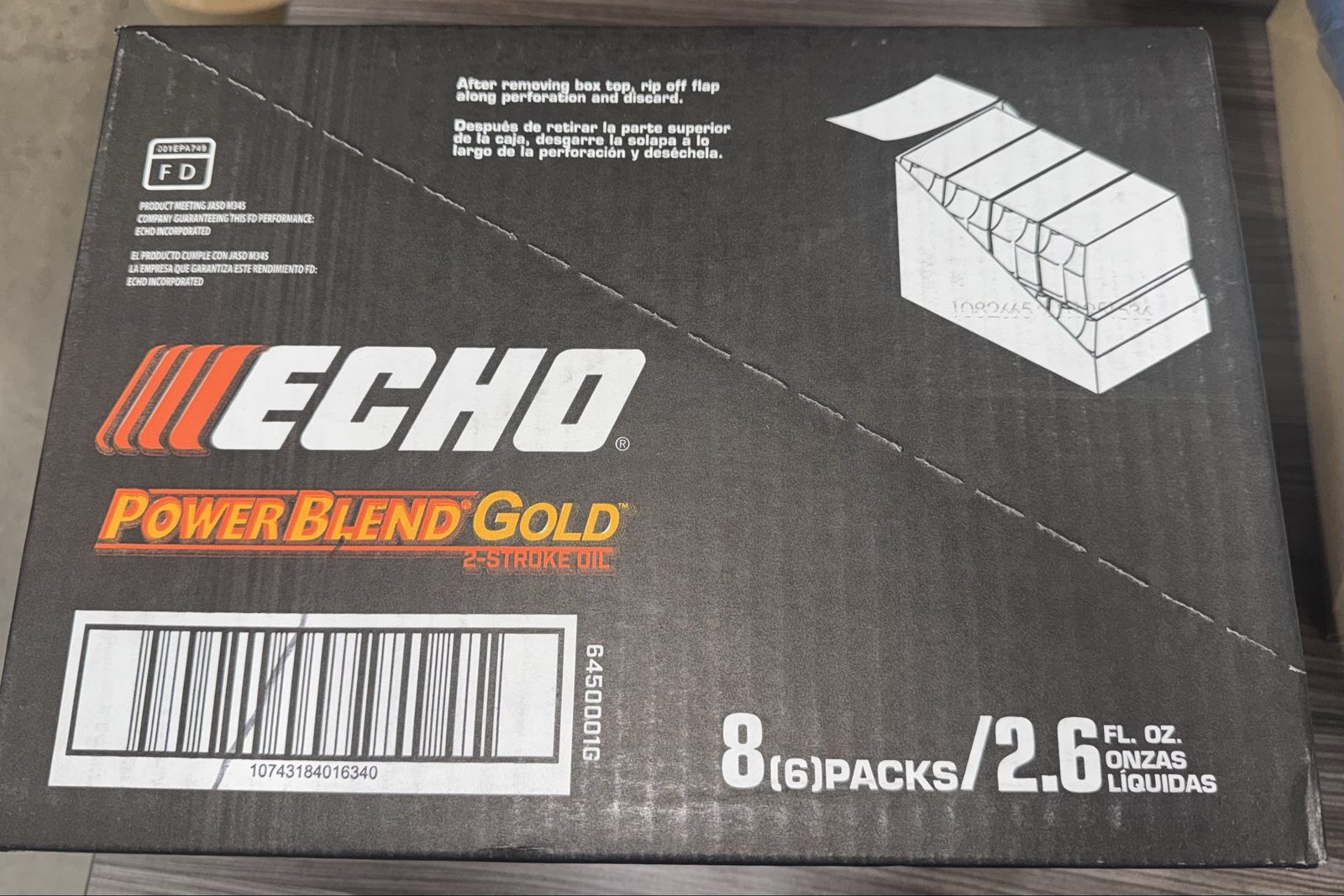 Echo Power Blend Gold 2 Stroke Oil