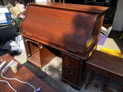 Antique rolltop desk