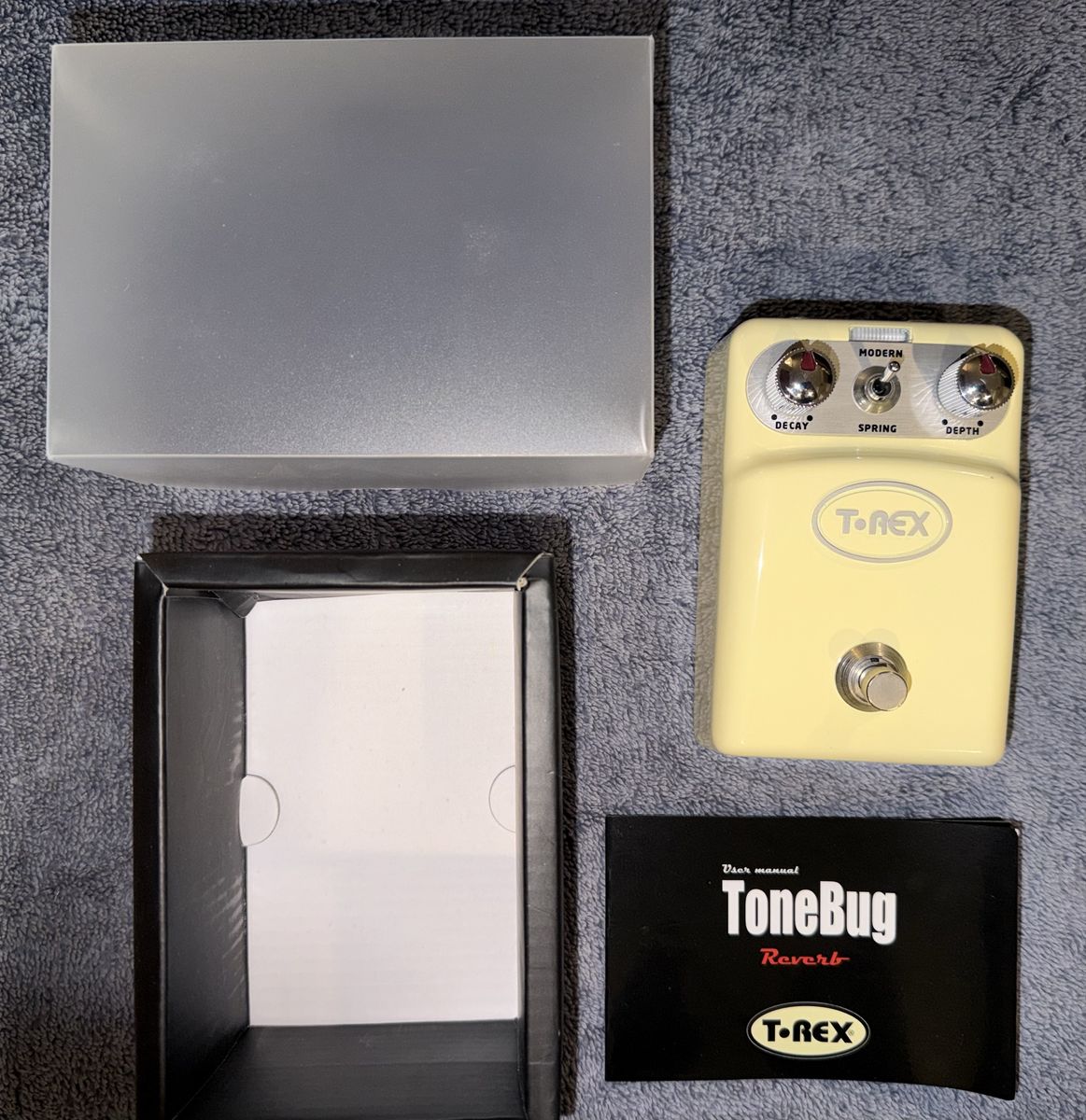 T-Rex ToneBug Reverb Guitar Effects Pedal with Original Box and Manual