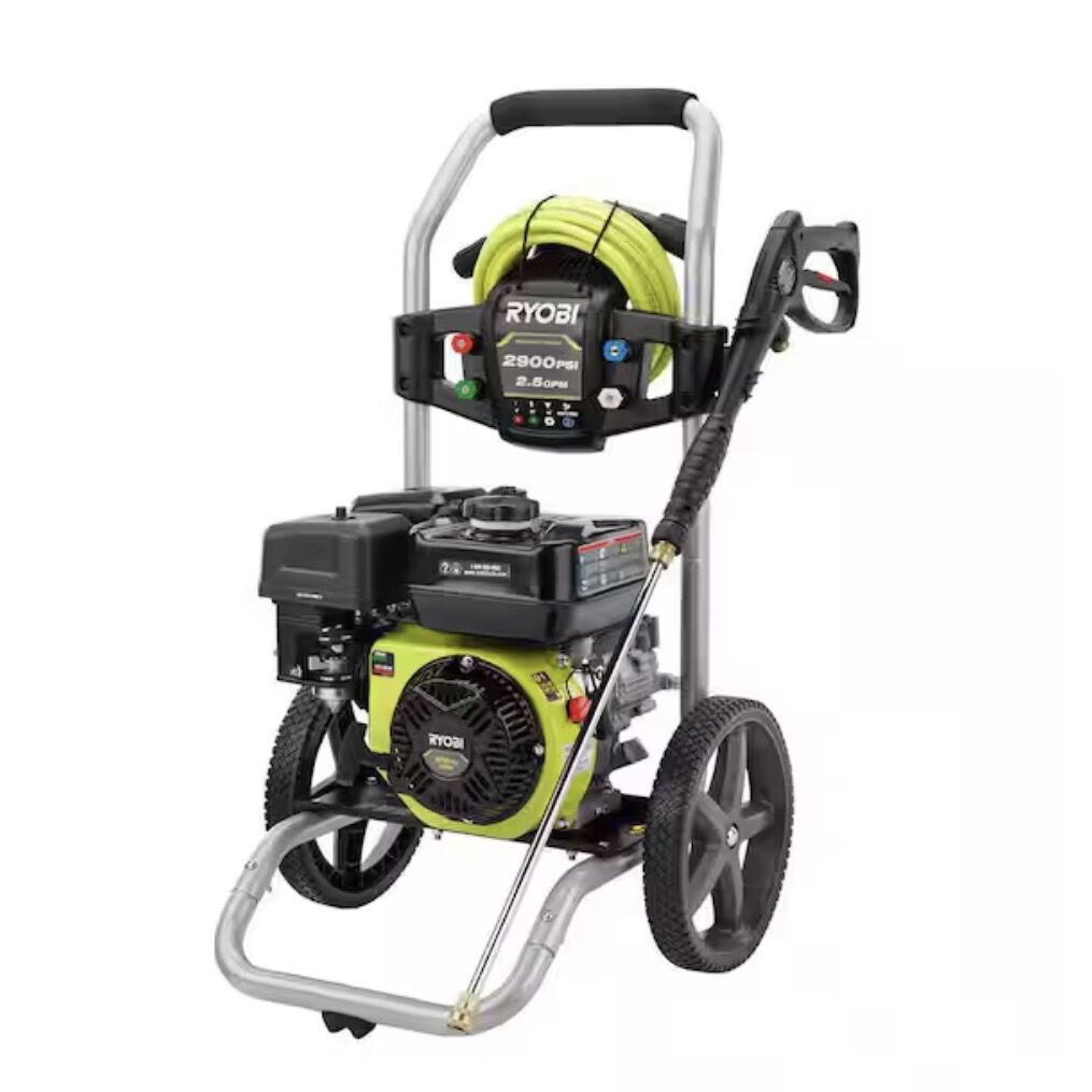 RYOBI 2900 PSI 2.5 GPM Cold Water Gas Pressure Washer with 212cc Engine