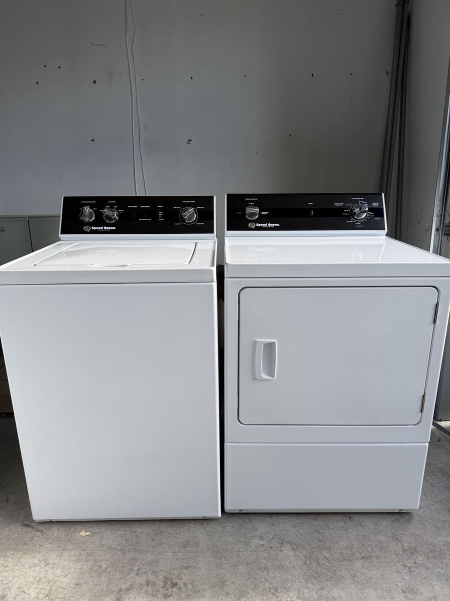 Speed Queen Commercial Washer & Electric Dryer