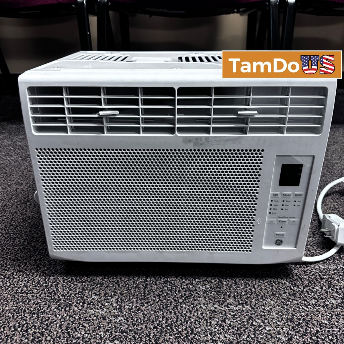 GE 5000 BTU Window Air Conditioner Unit 115V Fits 150 Sq Ft Room 11.0 CEER R32