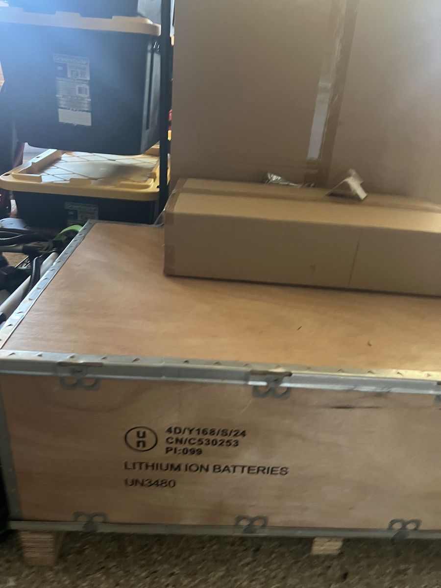 EG4 18K battery storage bundle.  14.3 KWh -28.6kawh  indoor or outdoor.  Includes Conduit box.