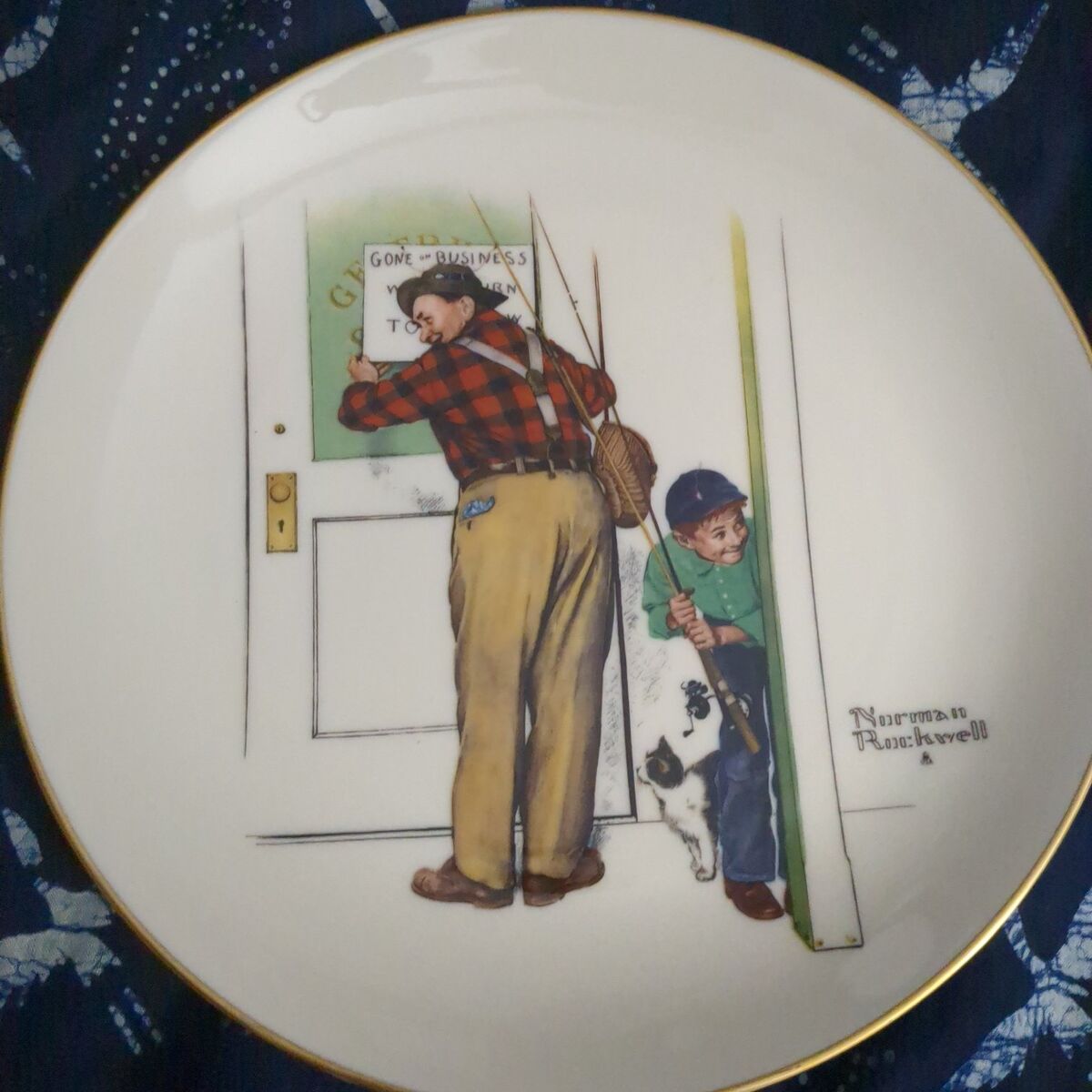Norman Rockwell collectors plate