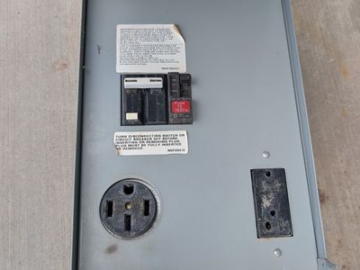 Temporary construction power pole