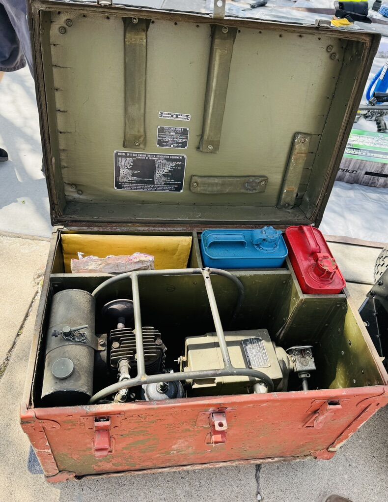Vintage Navy Model EF-8 Generator Circa 1944