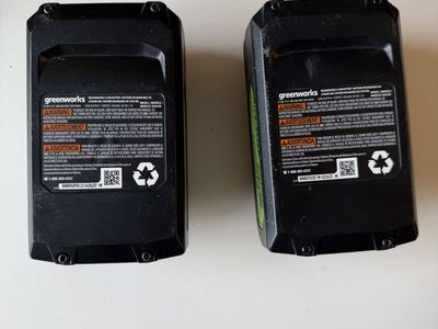 Used Greenworks 24 Volt Lithiom Batteries