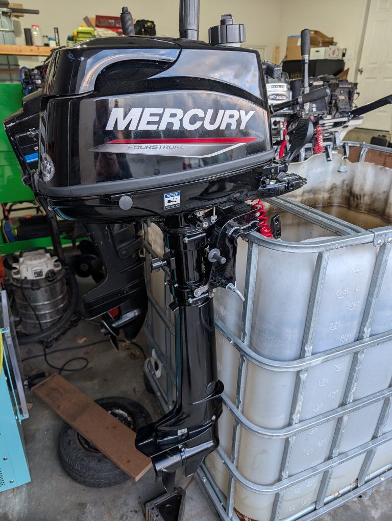 2021 Mercury 6hp 4 stroke ouboard