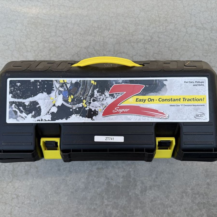 $160 msrp. SCC Z-Super ZT741 Snow Tire Chains Storage Case