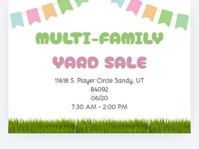 Multi-Family Yard & Garage Sale! Furniture, Clothes, Books, Toys & More - June 20th