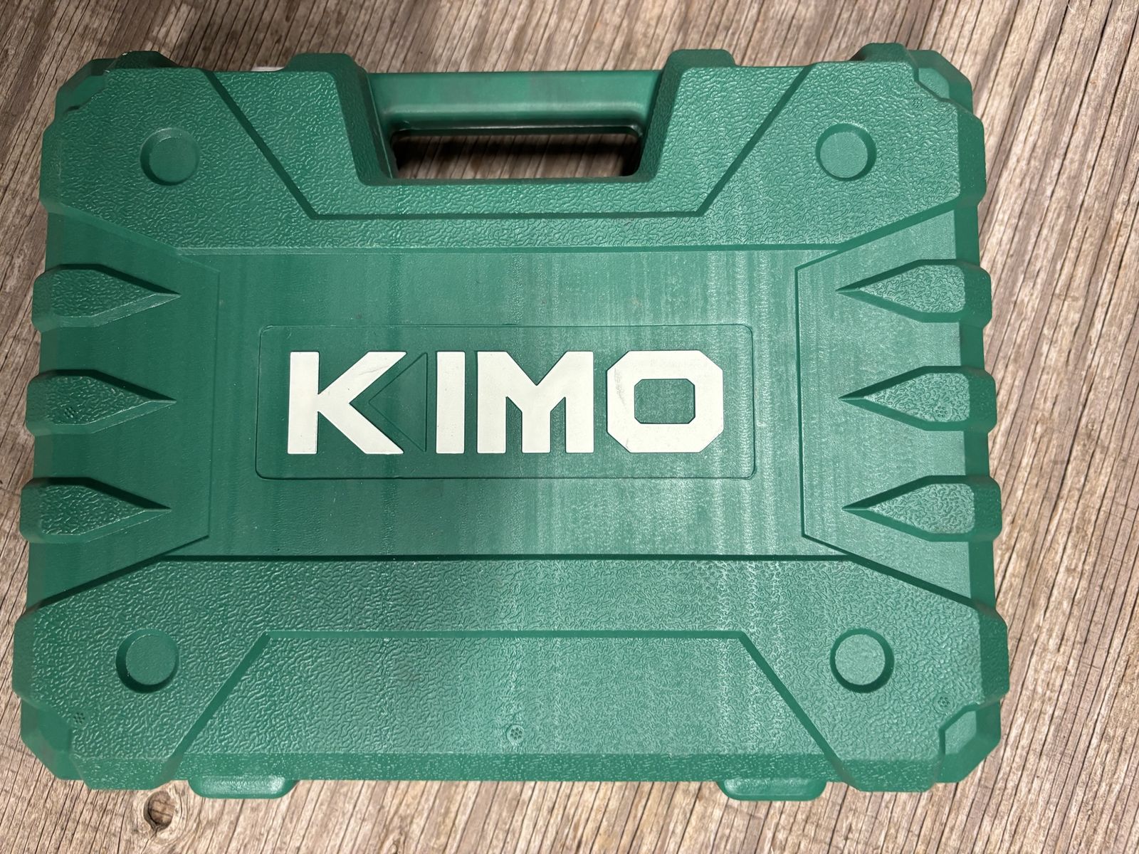 KIMO 12V Cordless Electric 3/8” Ratchet Wrench Set with Batteries Charger and Case