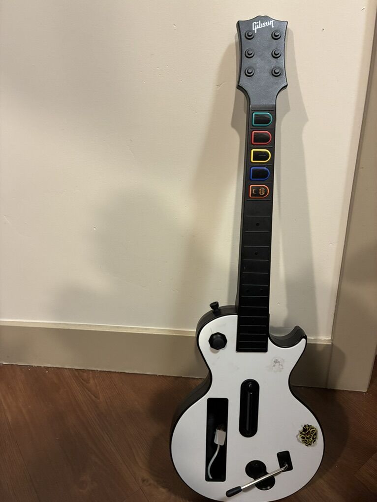 Nintendo Wii RED OCTANE Guitar Hero