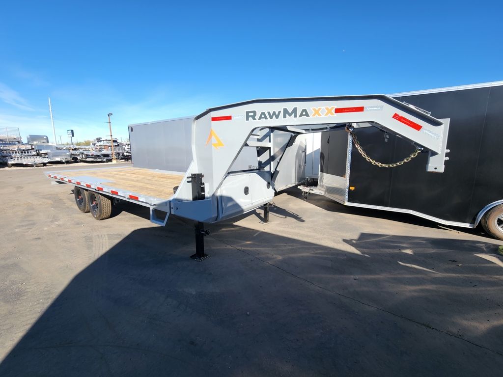 2026 RawMaxx 22' Gooseneck DTX 16K Hydraulic Tilt