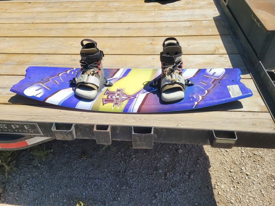 HO wakeboard and Hyperlite boots