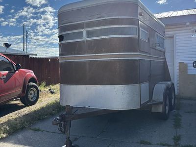 Used Two-Horse Trailer - 78 circle J