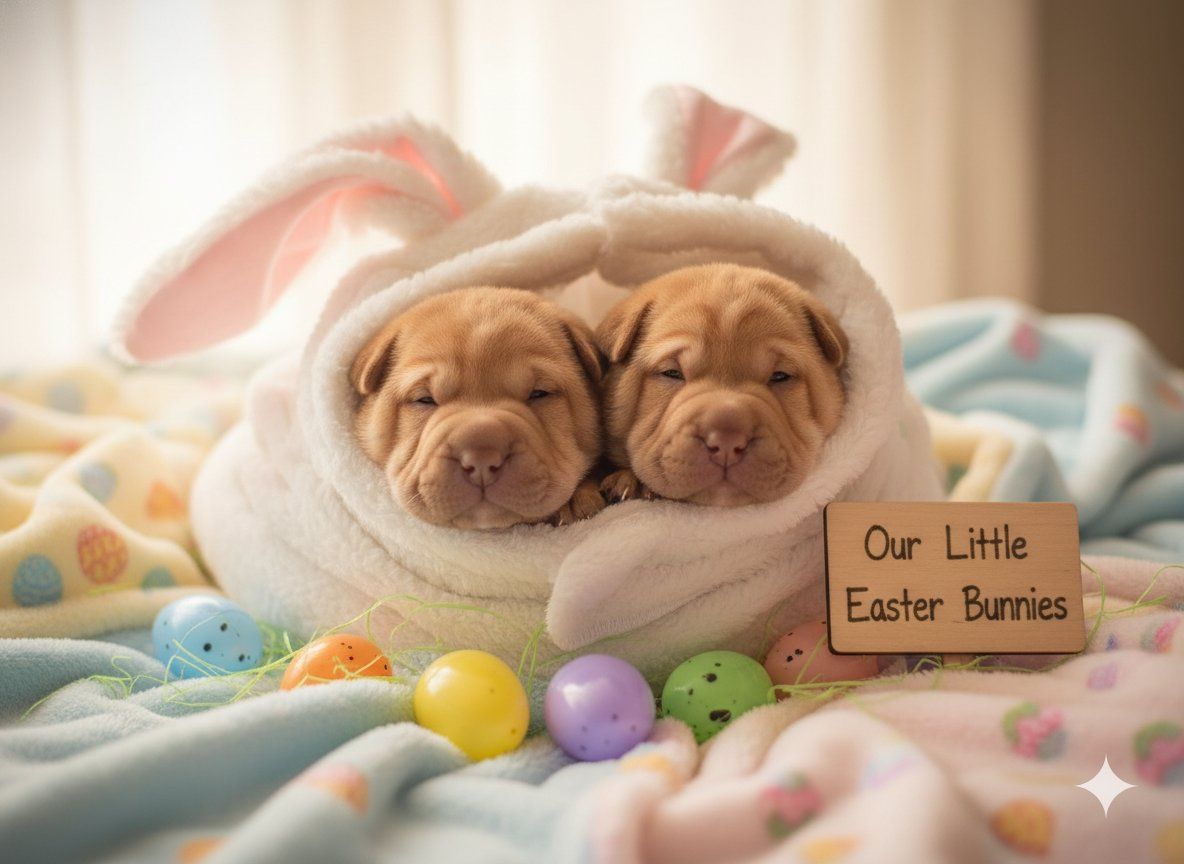 AKC registered Chinese Shar Pei Puppies