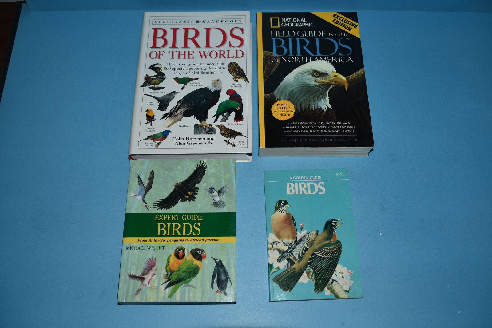 BIRDS - Lot of FOUR Field Guides to Birds.  Great for any Bird lover.