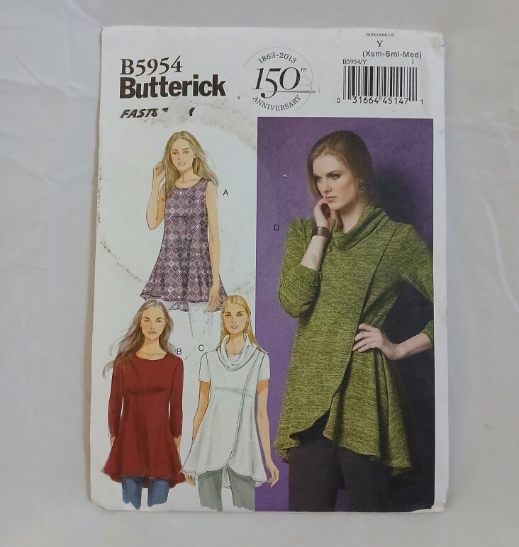 Butterick Sewing Patterns, Never Used