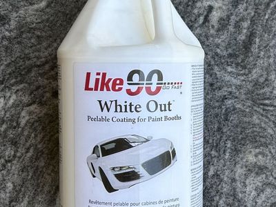 Like 90 White Out Peelable Coating for Paint Booths - 1 Gallon