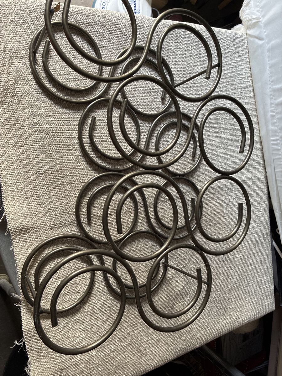 Wrought Iron Wine Rack, 9 Bottle Capacity, Scroll Design