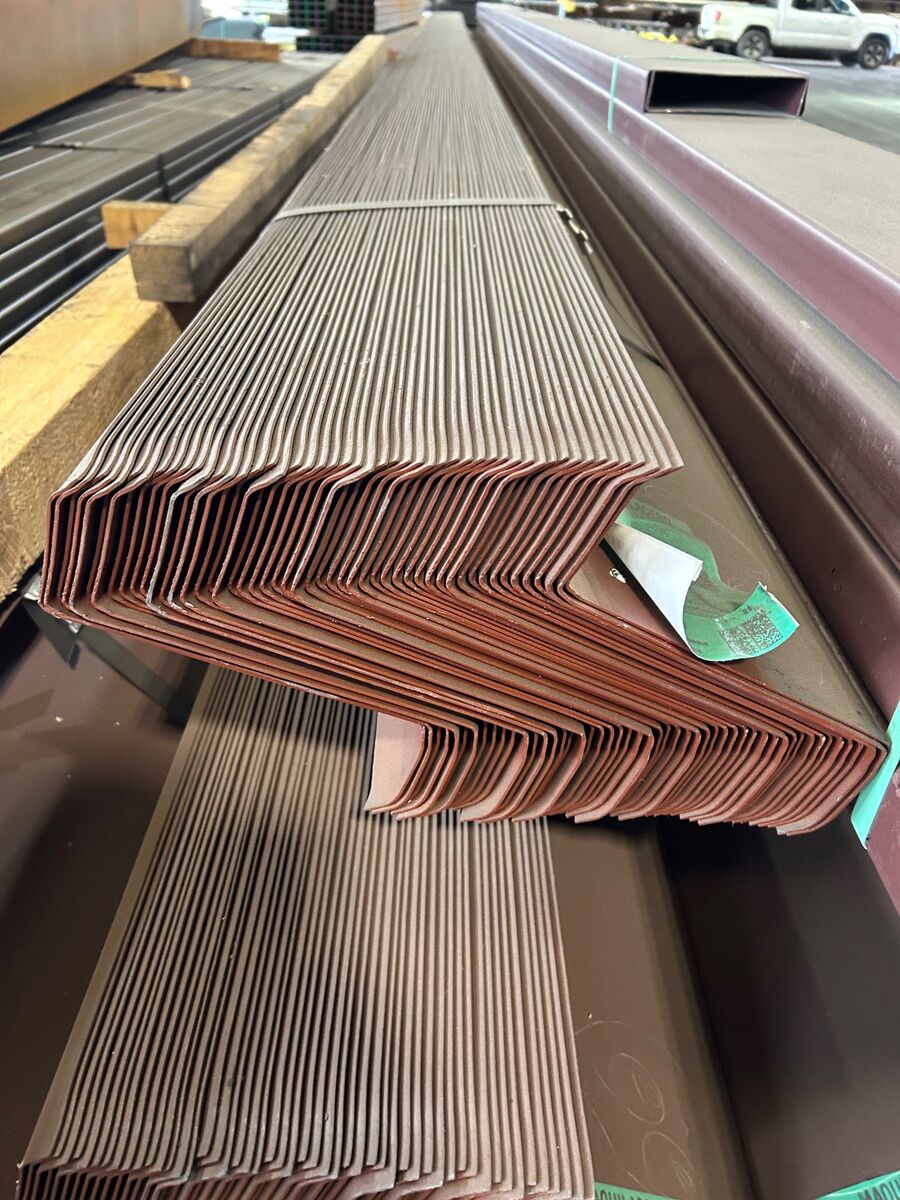 IN STOCK NOW!! Steel Cold Formed Purlin 8" x 2.5" x .075 Nom Zee x 20' - $51.95 each