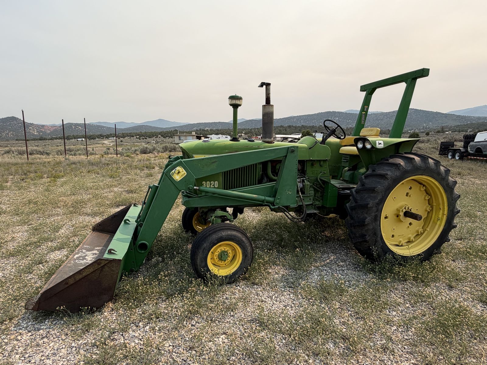 John Deere 3020 Tractor with Front Loader Attachment
