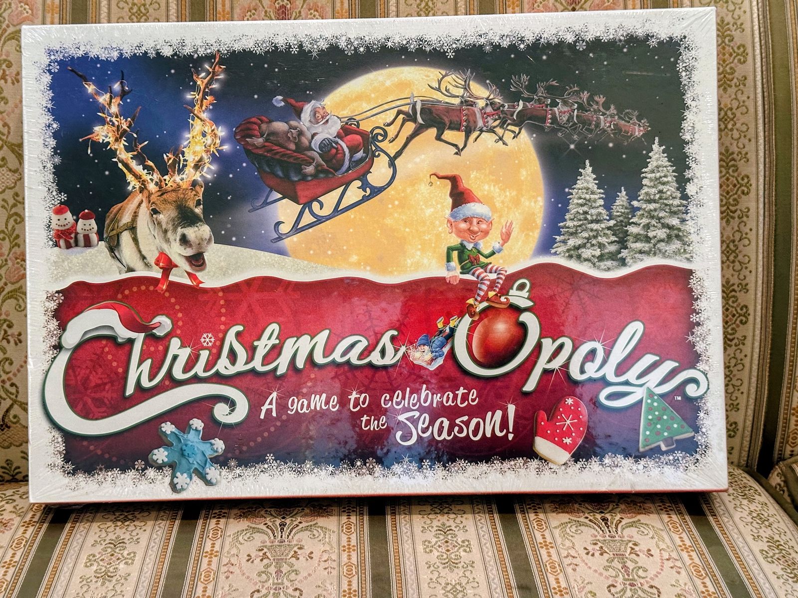 Christmas-Opoly Board Game by Late for the Sky - New Sealed