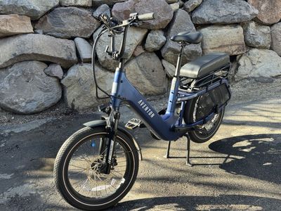 Aventon Abound SR Electric Bike - Midnight Blue, Excellent Condition