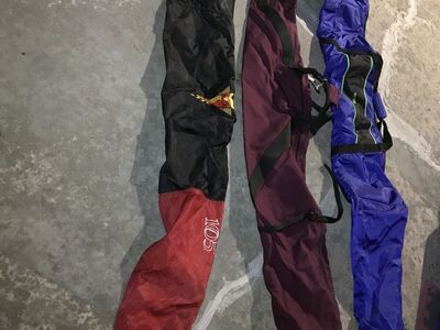 Ski tech Padded ski bag 7 feet long 2 non padded bags