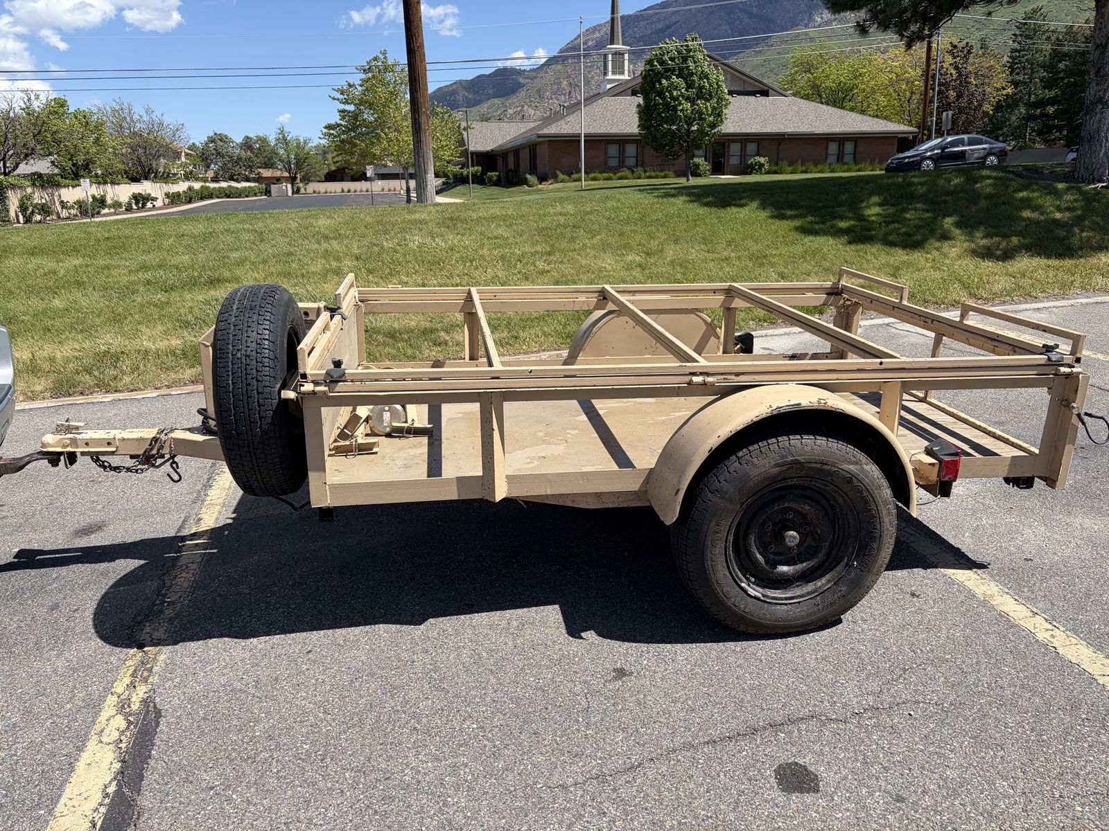 tent platform trailer