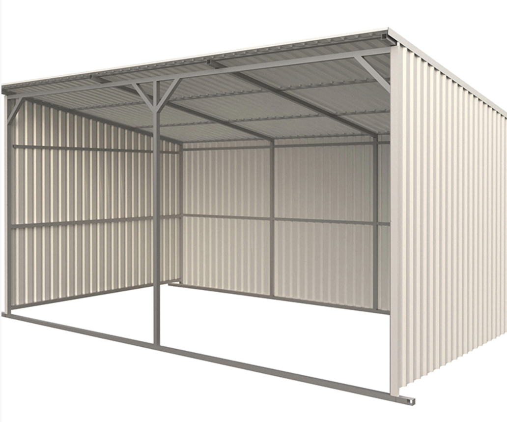 2025 New KJ 12 ft x 20 ft Livestock Shelter Shed